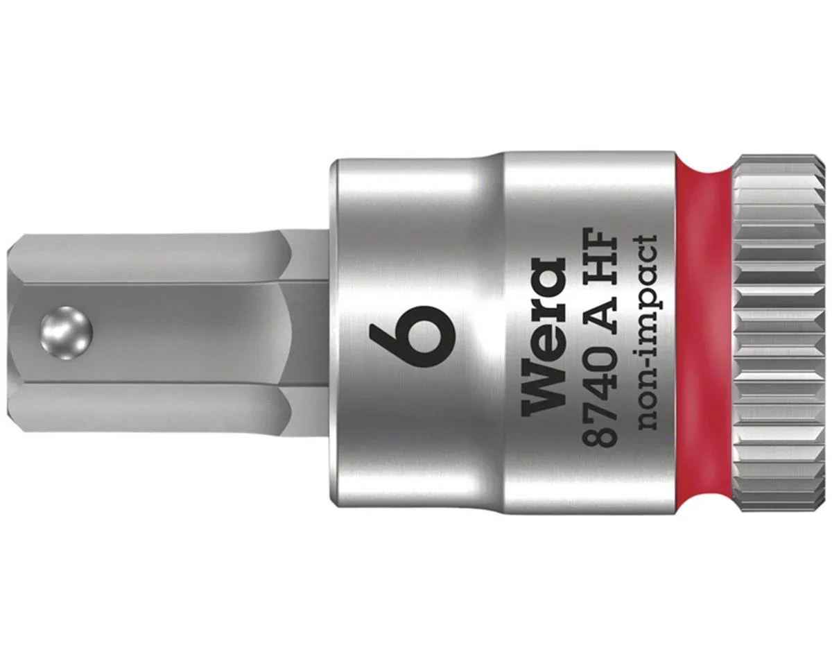 Wera 8740 A HF Bit (1/4" Socket) (28mm) (6mm)